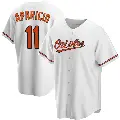 Men's No.11 Luis Aparicio Baltimore Orioles White Replica Home Jersey