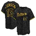 Men's No.13 Heston Kjerstad Baltimore Orioles Black Replica Snake Skin City Jersey