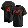 Men's No.14 Craig Gentry Baltimore Orioles Black Limited Alternate Jersey