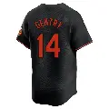 Men's No.14 Craig Gentry Baltimore Orioles Black Limited Alternate Jersey