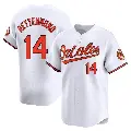Men's No.14 Merv Rettenmund Baltimore Orioles White Limited Home Jersey