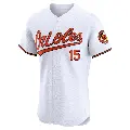 Men's No.15 Dylan Carlson Baltimore Orioles White Elite Home Jersey