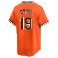 Men's No.19 Chris Davis Baltimore Orioles Orange Limited Cooperstown Collection Jersey