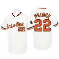 Men's No.22 Jim Palmer Baltimore Orioles White Authentic 1970 Throwback Jersey