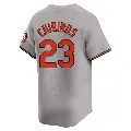 Men's No.23 Robinson Chirinos Baltimore Orioles Gray Limited Road Jersey