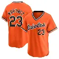 Men's No.23 Tippy Martinez Baltimore Orioles Orange Limited Cooperstown Collection Jersey