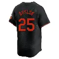 Men's No.25 Don Baylor Baltimore Orioles Black Limited Alternate Jersey