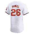Men's No.26 Boog Powell Baltimore Orioles White Elite Home Jersey