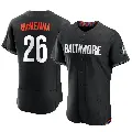 Men's No.26 Ryan McKenna Baltimore Orioles Black Authentic 2023 City Connect Jersey