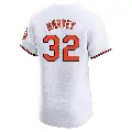 Men's No.32 Matt Harvey Baltimore Orioles White Elite Home Jersey