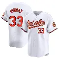 Men's No.33 Eddie Murray Baltimore Orioles White Limited Home Jersey