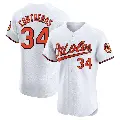 Men's No.34 Roansy Contreras Baltimore Orioles White Elite Home Jersey