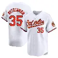 Men's No.35 Adley Rutschman Baltimore Orioles White Limited Home Jersey