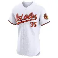 Men's No.35 Mike Cuellar Baltimore Orioles White Elite Home Jersey