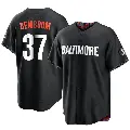 Men's No.37 Anthony Bemboom Baltimore Orioles Black Replica 2023 City Connect Jersey