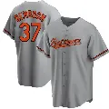 Men's No.37 Anthony Bemboom Baltimore Orioles Gray Replica Road Jersey