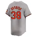 Men's No.38 Kyle Bradish Baltimore Orioles Gray Limited Road Jersey