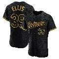 Men's No.39 Chris Ellis Baltimore Orioles Black Authentic Snake Skin City Jersey