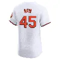 Men's No.45 Keegan Akin Baltimore Orioles White Elite Home Jersey