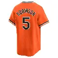 Men's No.5 Brooks Robinson Baltimore Orioles Orange Limited Cooperstown Collection Jersey