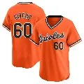 Men's No.60 Mychal Givens Baltimore Orioles Orange Limited Cooperstown Collection Jersey