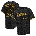 Men's No.63 Tyler Wilson Baltimore Orioles Black Replica Snake Skin City Jersey