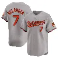 Men's No.7 Mark Belanger Baltimore Orioles Gray Limited Road Jersey