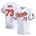 Men's No.73 Livan Soto Baltimore Orioles White Limited Home Jersey