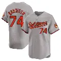 Men's No.74 Felix Bautista Baltimore Orioles Gray Limited Road Jersey