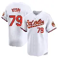 Men's No.79 Nick Vespi Baltimore Orioles White Limited Home Jersey