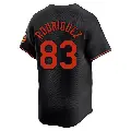 Men's No.83 Elvin Rodriguez Baltimore Orioles Black Limited Alternate Jersey