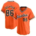 Men's No.86 Grant Wolfram Baltimore Orioles Orange Limited Cooperstown Collection Jersey