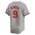 Men's No.9 Tyler O'Neill Baltimore Orioles Gray Limited Road Jersey
