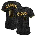 Women's No.11 Jordan Westburg Baltimore Orioles Black Replica Snake Skin City Jersey