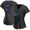 Women's No.19 Tomoyuki Sugano Baltimore Orioles Black Replica Holographic Alternate Jersey