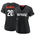 Women's No.20 Frank Robinson Baltimore Orioles Black Authentic 2023 City Connect Jersey