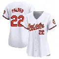 Women's No.22 Jim Palmer Baltimore Orioles White Limited Home Jersey