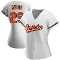 Women's No.29 Ramon Urias Baltimore Orioles White Authentic Home Jersey