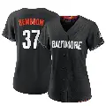 Women's No.37 Anthony Bemboom Baltimore Orioles Black Replica 2023 City Connect Jersey