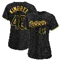 Women's No.46 Craig Kimbrel Baltimore Orioles Black Replica Snake Skin City Jersey