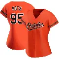 Women's No.95 Houston Roth Baltimore Orioles Orange Replica Alternate Jersey