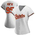 Women's No.95 Houston Roth Baltimore Orioles White Replica Home Jersey