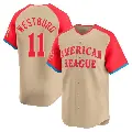 Youth No.11 Jordan Westburg Baltimore Orioles Cream Limited American League 2024 All-Star Game Jersey