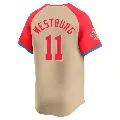 Youth No.11 Jordan Westburg Baltimore Orioles Cream Limited American League 2024 All-Star Game Jersey