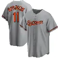 Youth No.11 Luis Aparicio Baltimore Orioles Gray Replica Road Jersey