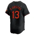Youth No.13 Heston Kjerstad Baltimore Orioles Black Limited Alternate Jersey