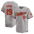 Youth No.19 Chris Davis Baltimore Orioles Gray Limited Road Jersey