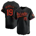 Youth No.19 Dave Mcnally Baltimore Orioles Black Limited Alternate Jersey