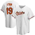 Youth No.19 Fred Lynn Baltimore Orioles White Replica Home Jersey