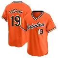 Youth No.19 Tomoyuki Sugano Baltimore Orioles Orange Limited Cooperstown Collection Jersey